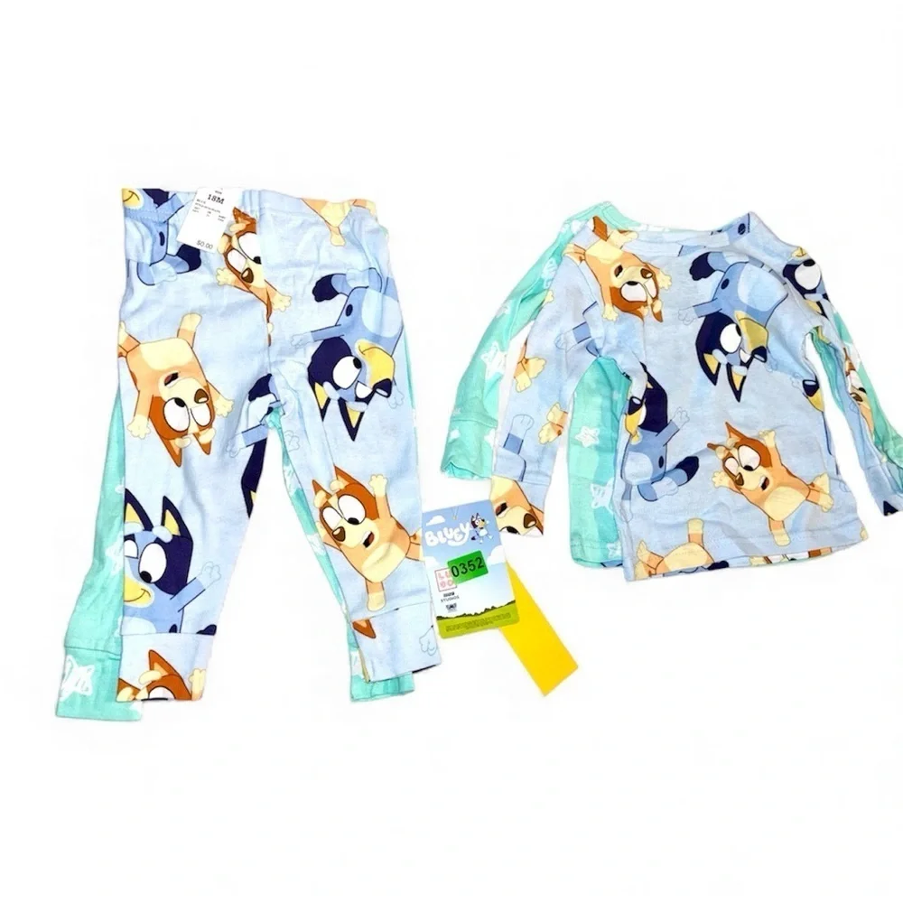 🐶🆕🐶 Bluey Pajama Sets For Kids~ Size 18M, 2 Complete Sets